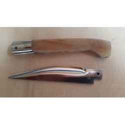 restauro coltello in corno di montone
