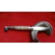 Coltello tipo pattadese con manicatura animata in corno muflone