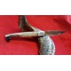 Coltello tipo pattadese con manicatura animata in corno muflone