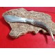 Coltello con manicatura in cervo sardo