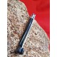 Coltello tipo pattadese con manicatura animata in ebano