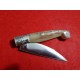 Coltello tipo pattadese con manicatura animata in corno di montone