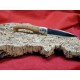 Coltello tipo dorgalese con manicatura animata in zoccolo di cavallo