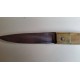 restauro coltello in corno di montone