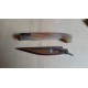 restauro coltello in corno di montone