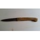 restauro coltello in corno di montone