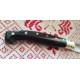 Coltello tipo dorgalese con manicatura animata in ebano
