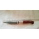 Coltello con manicatura in legno 3d
