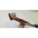 Coltello con manicatura in cervo sardo raffigurante maschera sarda