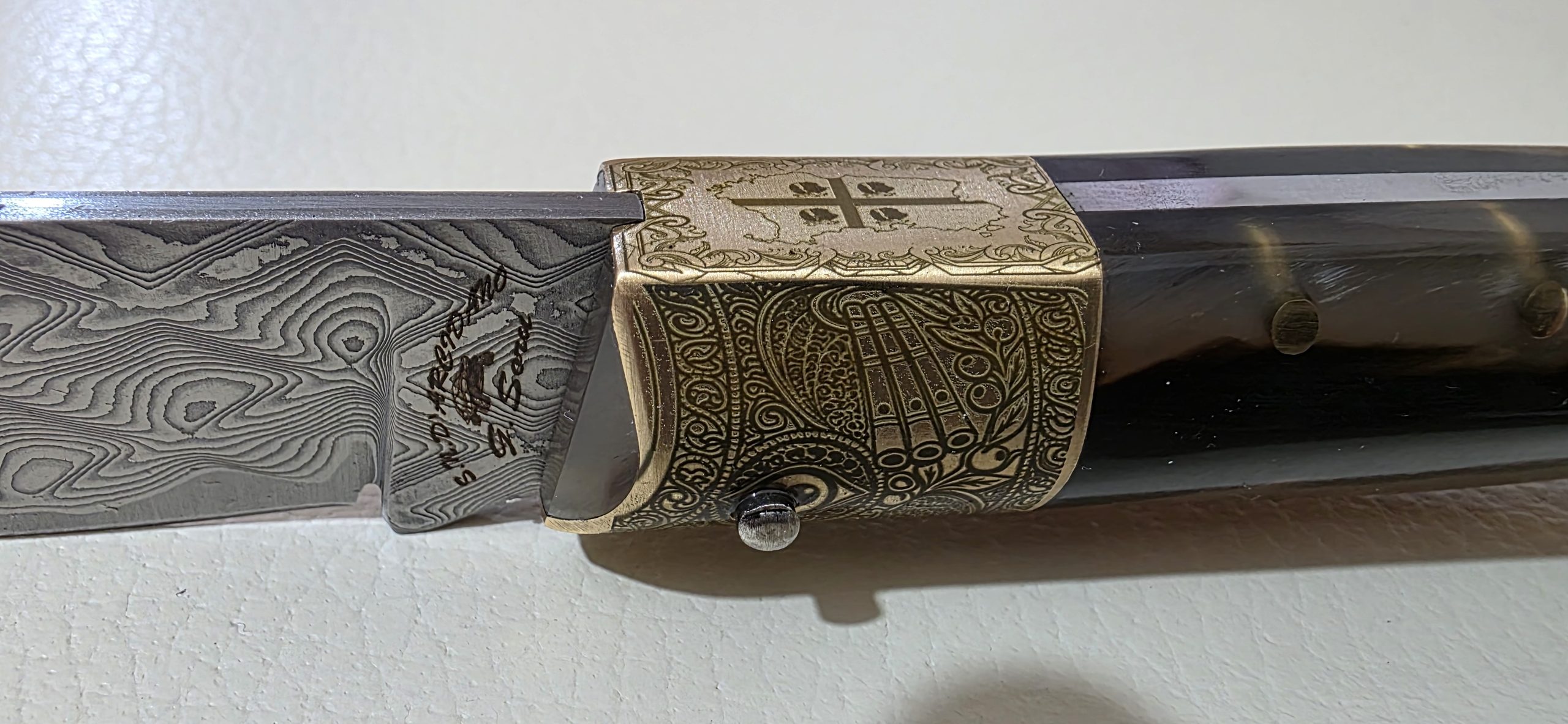 Modello – Muflone – Coltello Sardo- incisioni