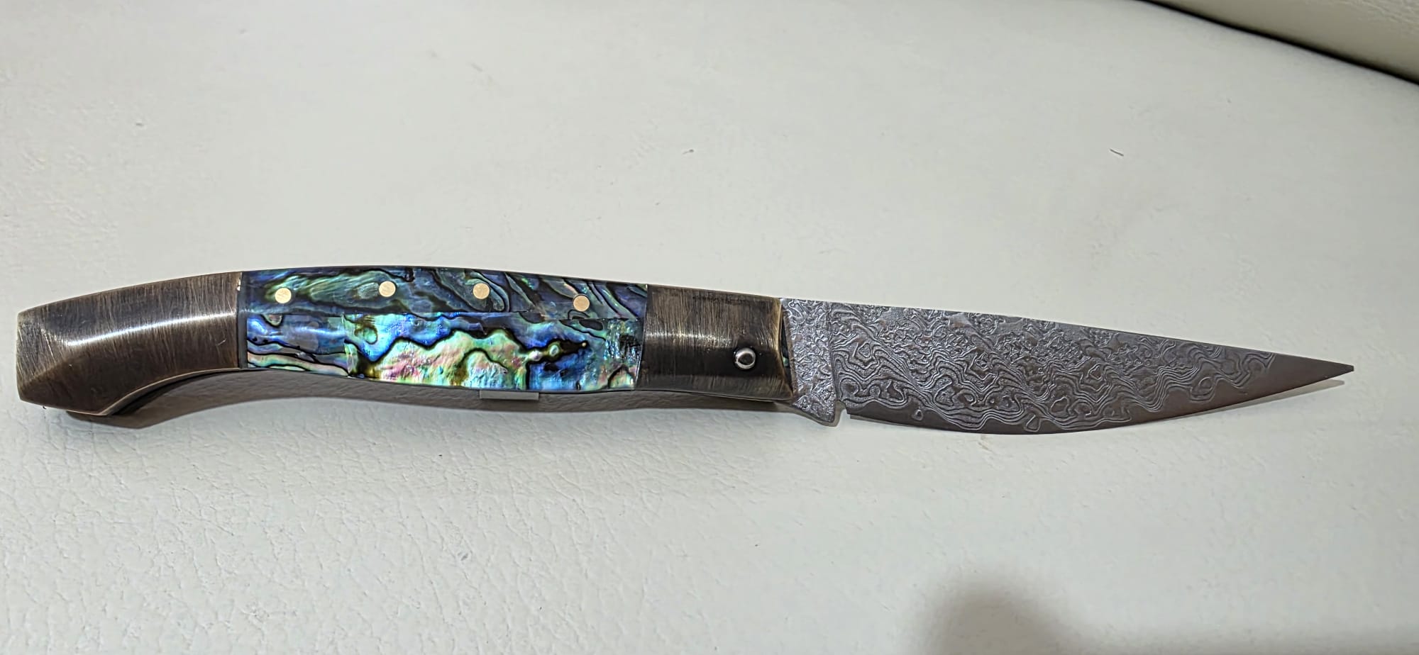 Arrasoja Dorgalese – Madreperla di Abalone – Coltello Sardo