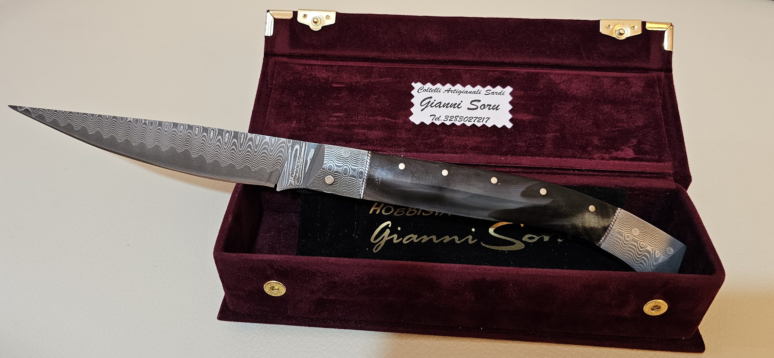 Arrasoja stile Dorgalese –Muflone – Coltello Sardo