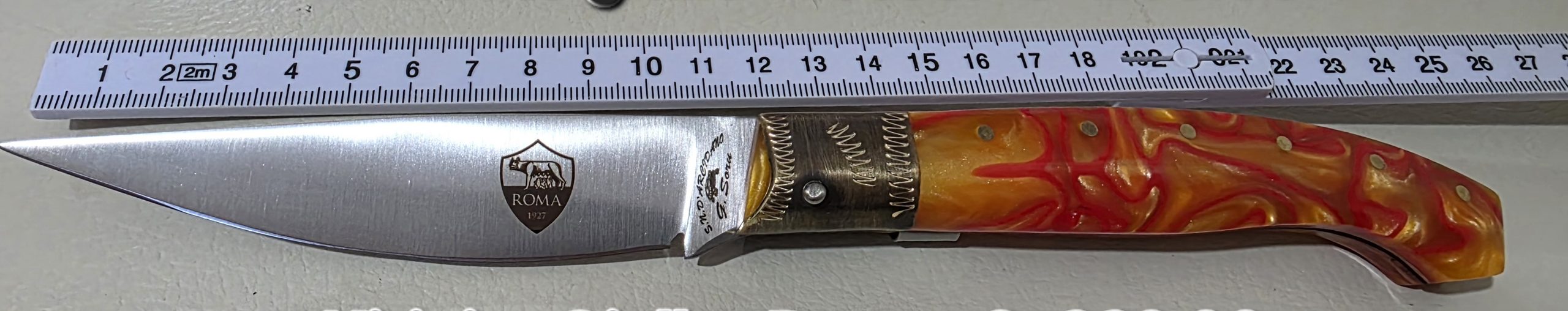Arrasoja stile dorgalese -Kirinite- Coltello Sardo