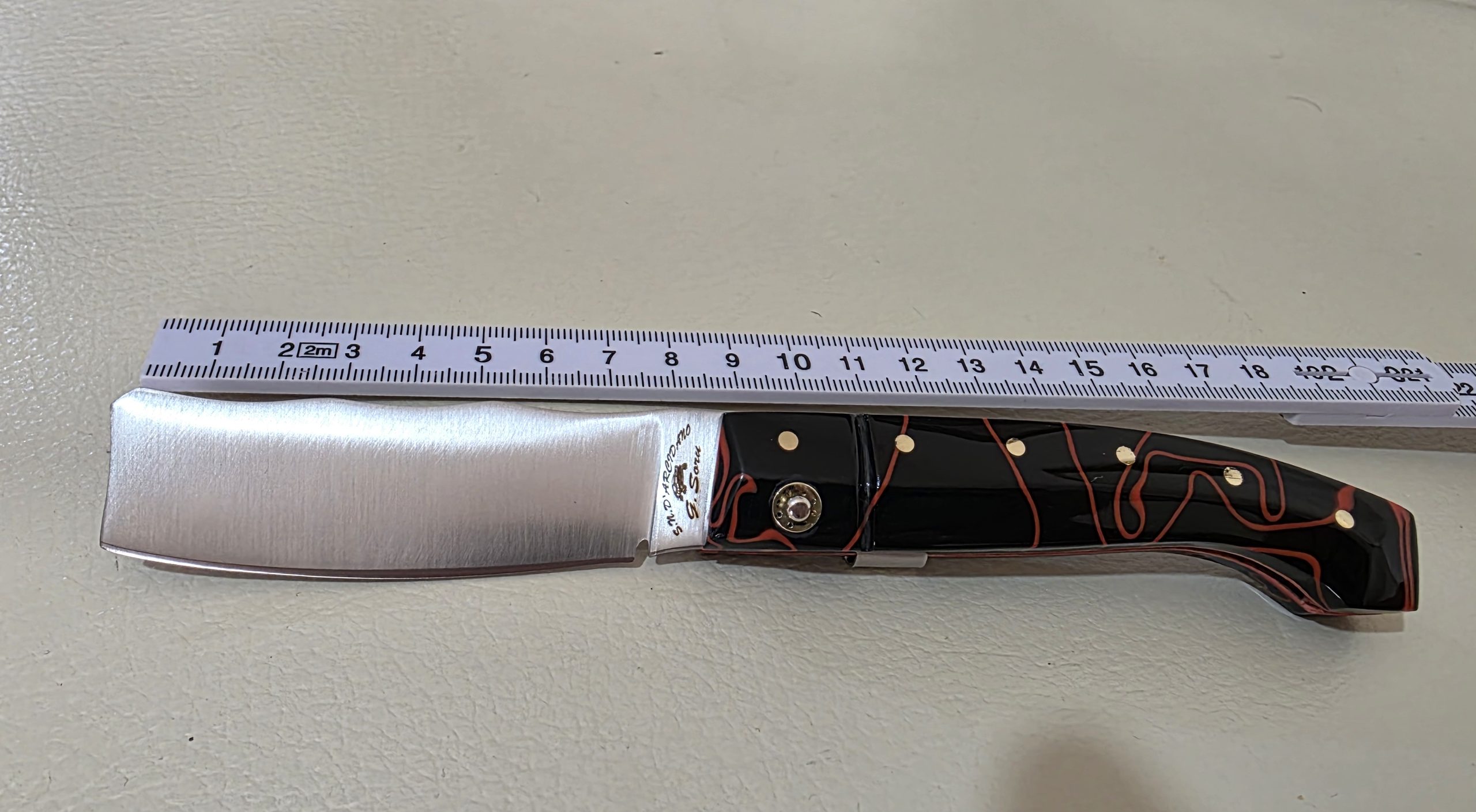 Arrasoja stile Mozzetta -Kirinite- Coltello Sardo